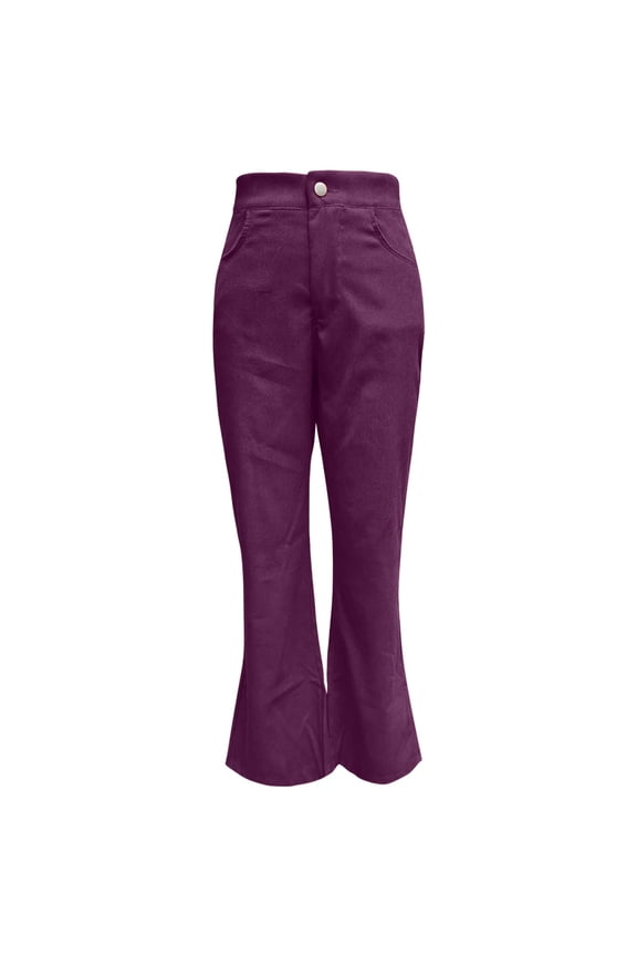 Fall Fashion Must Haves Trousers Casual Purple XXXLWinter Clothing For Women