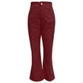 thumbnail image 1 of Fall Fashion Must Haves Trousers Casual Red XXXLWinter Clothing For Women, 1 of 5