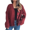 thumbnail image 1 of Fall Fashion Saving BeiFu Sweaters for Women Graphic Long Sleeve Pullover Casual Tops Fall Fashion 2025 Open Cardigan For Women Long Sleeve Shirts, 1 of 5