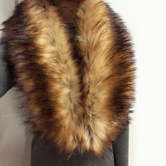 Fall Faux Leather Long Sleeve Beanie Hats for Women Women's Plush Collar Scarf Wrap Cold Winter Warmer Neck Clothing Accessories