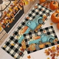 thumbnail image 1 of Fall Floor Mats, Pumpkin Maple Leaf Doormats, Non Slip Indoor Outdoor Welcome Rugs for Halloween Thanksgiving Decor, Polyester Multicolor 40x60cm and 40x120cm Set of 2, 1 of 7