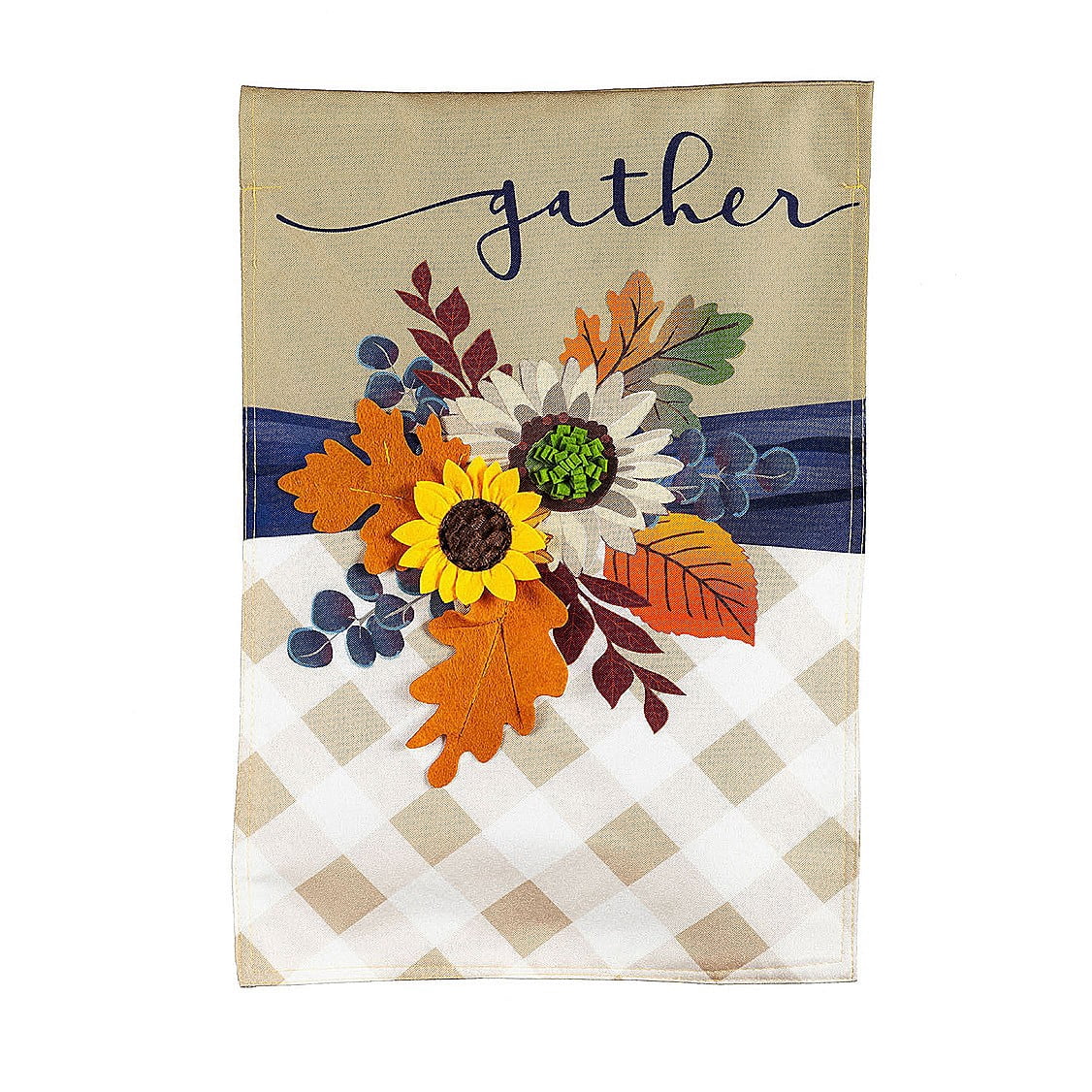 Evergreen Gather House Linen Flag - Thumbnail 3