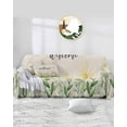 thumbnail image 1 of Fall Flower Leaves Sofa Covers for 3 Cushion,Washable Couch Cover for Sectional Sofa Slipcovers with Tassel,Farmhouse Autumn Foral Country Beige Loveseat Covers Futon Cover Throw Blanket 71''x118'', 1 of 8