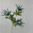 thumbnail image 1 of Fall Flowers Artificial for Decoration Artificial Purple Thistle Flowers Long Stem Eryngium Bunch for Wedding Bouquet Centerpiece Faux Sea Holly Decor, 1 of 1