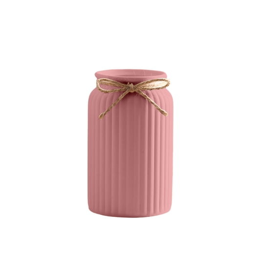 Fall Flowers Artificial for Decoration Plastic Vase, 15.5x8x8cm, Elegant for Weddings Events Offices and Home Decoration