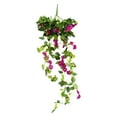 thumbnail image 1 of Fall Flowers - Dienrx Hanging Flowers Artificial Hanging Plants Artificial Flower Hanging Plant Rose Wall Hanging Plant Flowers for Home Room Garden Wedding Indoor Outdoor Decoration, 1 of 8