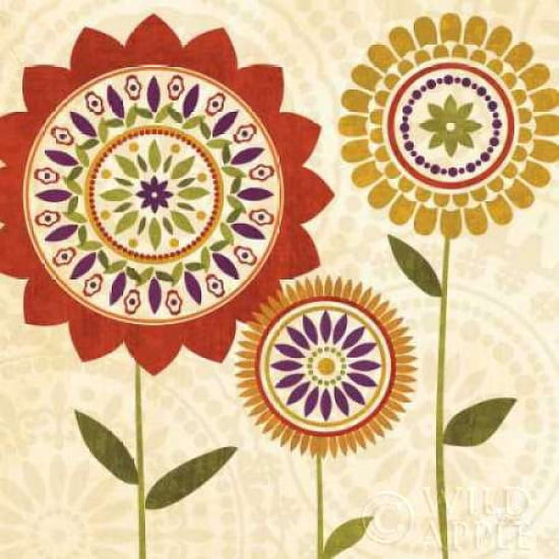 Fall Flowers I Canvas Art - Veronique Charron (24 x 24)
