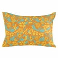 thumbnail image 1 of Fall Flowers Throw Pillow Cover 12 x 20 Inch Decorative Pillow Cover Orange Farmhouse Flowers Leaves Ethnic Lumbar Pillowcase Seasonal Rectangle Cushion Case for Couch Sofa Bed Living Room, 1 of 7