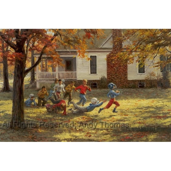 Fall Football Classic by Andy Thomas Paper Print Open Edition - 10x15 - 1 Unit per pack