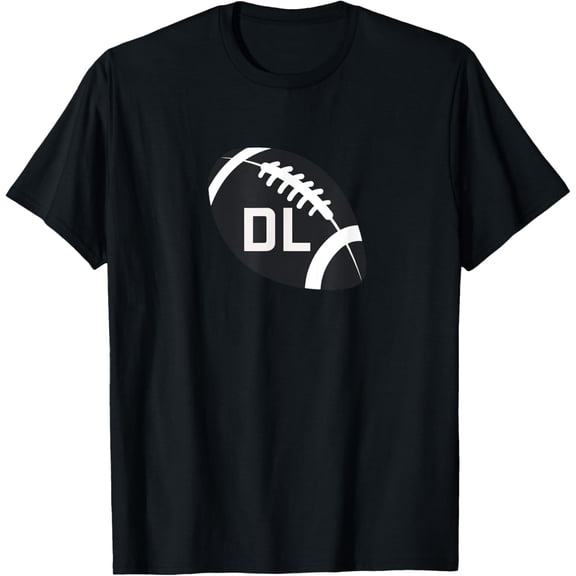 Fall Football Defensive Lineman DL D Line Defense Team T-Shirt