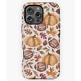 thumbnail image 1 of Fall Football with Pumpkins and Leaves Phone Case for iPhone 16 15 14 13 12 11 Pro Max, 1 of 2