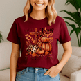 thumbnail image 1 of Fall For Jesus He Never Leaves Christian , Thanksgiving Shirt,Turkey Tee,Holiday Gift ,Happy Thanksgiving Tshirt,Turkey Day,Family Gobble ,Pumpkin,, 1 of 5