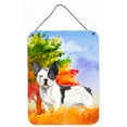 thumbnail image 1 of Fall French Bulldog Wall or Door Hanging Prints, 1 of 2