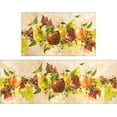 thumbnail image 1 of Fall Fruit Kitchen Rugs Set 2 Piece Vintage Farmhouse Decorative Rug Runner for Kitchen Low-Profile Floor Mats Decorations for Home Kitchen (17"x48"+17"x30"), 1 of 6
