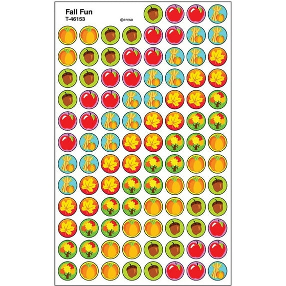 Trend Enterprises Inc. T-46153 Superspots Stickers Fall Fun