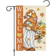 thumbnail image 1 of Fall Garden Flag 12.5x18 Double Sided, Vertical Burlap Gnome Welcome Autumn Flags Fall Thanksgiving Seasonal Outside Farmhouse Yard Decoration, 1 of 6