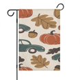 thumbnail image 1 of Fall Garden Flag - Double Sided 12x18 Inch, Autumn Seasonal Outdoor Decor for Yard, Lawn, House - Family,Friends,Thanksgiving,Anniversary., 1 of 5