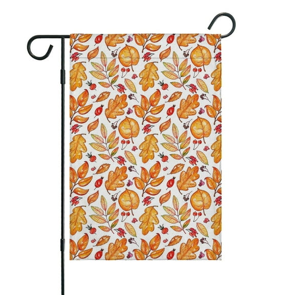 Fall Garden Flag - Double Sided 12x18 Inch, Autumn Seasonal Outdoor Decor for Yard, Lawn, House - Family,Friends,Thanksgiving,Anniversary.