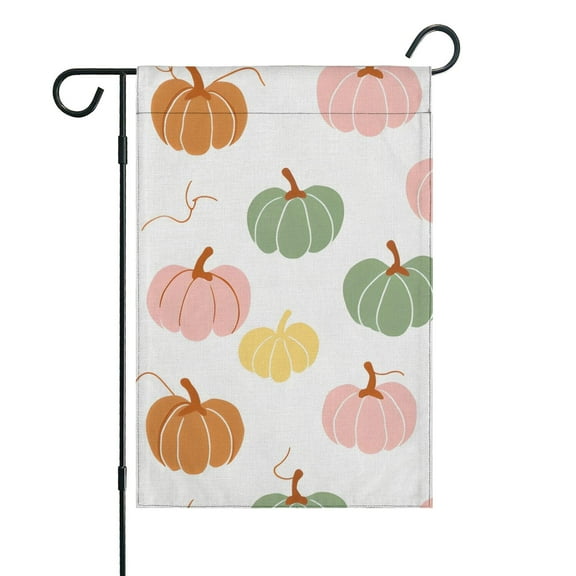 Fall Garden Flag - Double Sided 12x18 Inch, Autumn Seasonal Outdoor Decor for Yard, Lawn, House - Family,Friends,Thanksgiving,Anniversary.