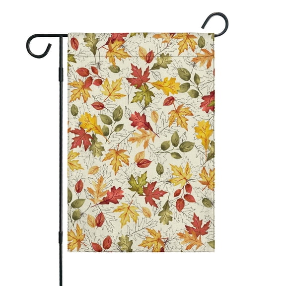 Fall Garden Flag - Double Sided 12x18 Inch, Autumn Seasonal Outdoor Decor for Yard, Lawn, House - Family,Friends,Thanksgiving,Anniversary.