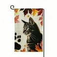 thumbnail image 1 of Fall Garden Flag Double Sided, Small Welcome Black Cat Garden Yard Flags for Seasonal Outside Outdoor House Decoration, 1 of 6