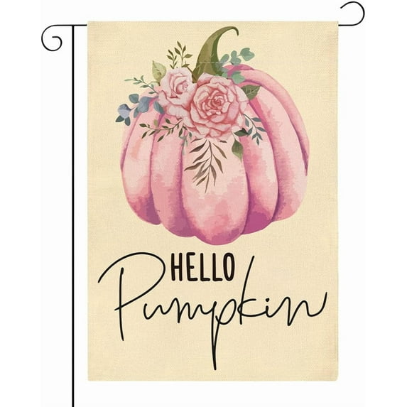 Fall Garden Flag for Outside, Autumn Christian Garden Flags 12x18 Inch Double Sided, Fall Religion Thanksgiving Holiday Flags for Yard Outside Home Porch