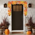 thumbnail image 1 of Fall Garland Maple Leaf, Hanging Vines Decor Artificial Fall Foliage Garland, 7 Colors Maple Foliage Vine Thanksgiving Decorations for Home Wedding Fireplace Party Christmas, 1 of 6