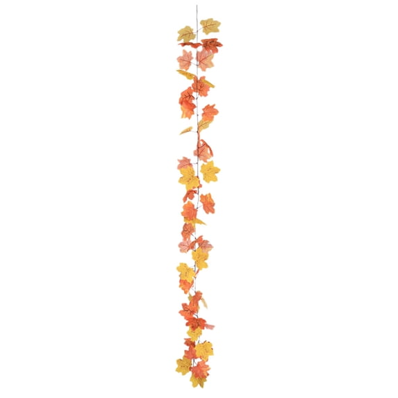 Fall Garland Maple Leaf Vine Plastic Realistic & Flexible for Living Room Home Festival Thanksgiving Decorations Fall Decorations for Home by MPOISVA