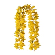 Fall Garland with Pumpkins & Maple Leaves - Autumn Thanksgiving Halloween Decor for Mantle, Front Door, Fireplace - Farmhouse Home D cor Indoor Outdoor,fall porch decor,fall decorations for home