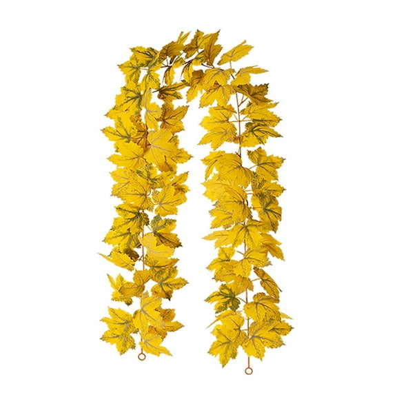 Fall Garland with Pumpkins & Maple Leaves - Autumn Thanksgiving Halloween Decor for Mantle, Front Door, Fireplace - Farmhouse Home Décor Indoor Outdoor,fall porch decor,fall decorations for home