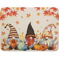 thumbnail image 1 of Fall Gnome Dish Drying Mat for Kitchen Counter Fall Pumpkin Dish Drying Mat Absorbent Fast Dry Drying Mat 16x18 Inch Thanksgiving Day Maple Leaves Dishes Pad Dish Drainer Rack Mats Fall Decor, 1 of 6