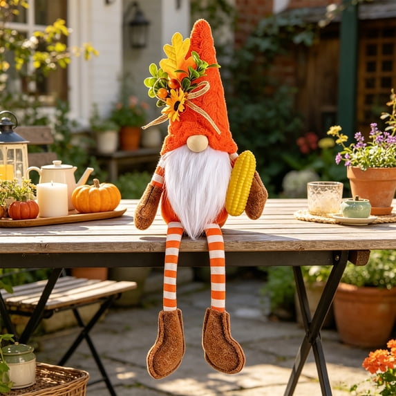 Fall Gnome,Garden Gnomes,Thanksgiving Gnome,Sunflower Gnome,Thanksgiving Decorations For Home,Fall Decor,Fall Rudolph Doll,Halloween Decorations