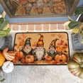 thumbnail image 1 of Fall Gnome Pumpkin Decorative Door Mat 30 X 17 Inch, Fall Gnome Pumpkin Maple Leaves Doormat Indoor Outdoor Entrance Floor Mat Non Slip Autumn Thanksiving Decor Rubber Welcome Mats, 1 of 6