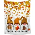thumbnail image 1 of Fall Gnome Throw Blanket - Autumn Pumpkin Blanket - Thanksgiving Decor Blanket - Fall Gnome Gifts for Home - Gnome Bedding Blanket for Couch/Sofa/Living Room - 40"x50"-Kids/Throw Size, 1 of 6