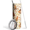 thumbnail image 1 of Fall GnomeTumbler 20 oz Pumpkin Insulated Stainless Travel Coffee Cup Hello Fall Mug Autumn Leaves Cups Gnomies Fall Gift for Thanksgiving Christmas, 1 of 6