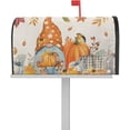 thumbnail image 1 of Fall Gnomes Mailbox Covers Magnetic Standard Size, Thanksgiving Pumpkin Magnetic Mailbox Covers, Maple Leaf Botanical Mailbox Cover Post Letter Box Wrap Cover Welcome Garden Yard Outdoor Decorations, 1 of 6