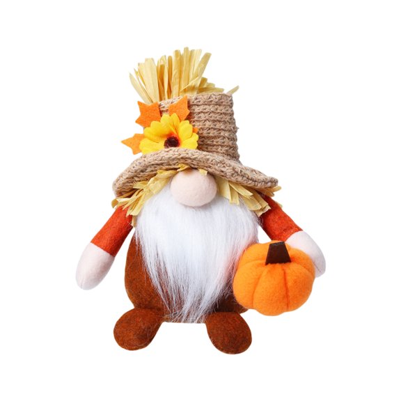 Fall Gnomes Plush Autumn Decorations Harvest Handmade Elves Dwarf Figurines Home Kitchens Farmhouses Tiered Tray Decors