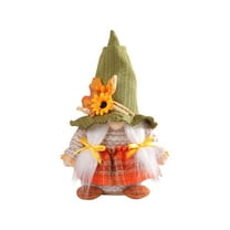 Fall Gnomes Plush Fall Decorations Hold Pumpkin Corn Wear Sunflower Hat Swedish Tomte Doll Elf Autumn Harvest Thanksgiving Gnomes Table Decorations for Home Kitchen Indoor
