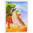 thumbnail image 1 of Fall Great Dane Garden Size Flag, 1 of 1