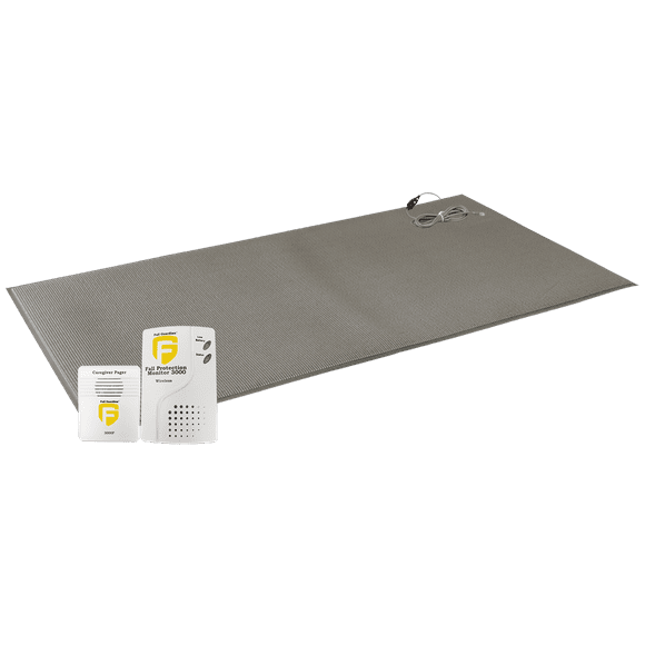 Fall Guardian 3000 Monitor with 24"x48" gray 1 year floor mat and pager