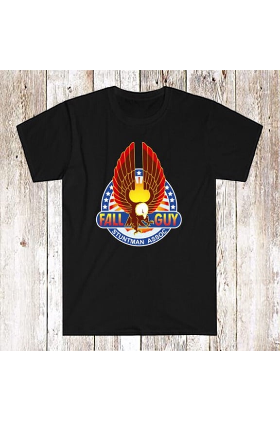 Fall Guy Stuntman Assoc Men's Black T-Shirt Size S-3XL