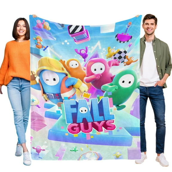 Fall Guys Blanket Soft Bed Sofa Throw Cozy Lightweight Birthday Gift