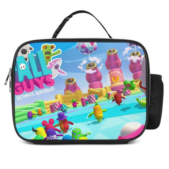 Fall Guys Lunch Bag Insulated, Lunch Box Bag Reusable Lunch Tote Bag, Lunch Box Container Bag Insulated for Work, Office, Travel, Picnic