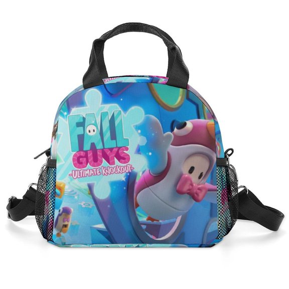 Fall Guys Lunch Bag Insulated, Lunch Box Bag Reusable Lunch Tote Bag, Lunch Box Container Bag Insulated for Work, Office, Travel, Picnic