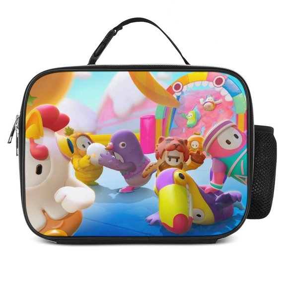 Fall Guys Lunch Bag Insulated, Lunch Box Bag Reusable Lunch Tote Bag, Lunch Box Container Bag Insulated for Work, Office, Travel, Picnic