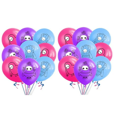 Fall Guys Party Supplies Birthday Favors Decorations Latex Balloons Decor Kit
