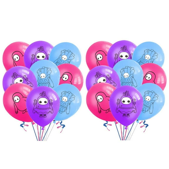 Fall Guys Party Supplies Birthday Favors Decorations Latex Balloons Decor Kit