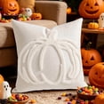 thumbnail image 1 of Fall Halloween Pumpkin Tufted Throw Pillow Cover Embroidered Decorative Cushion Cover for Couch Sofa Bed Home Decor by OVFUIZ, 1 of 6