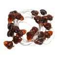 thumbnail image 1 of Thanksgiving Halloween Decorations Battery Powered String Lights - Pumpkin Acorn Fall Leaves Remote Control Fairy Lights, Orange Autumn Harvest Indoor Outdoor Garland Party Decor, 1 of 3
