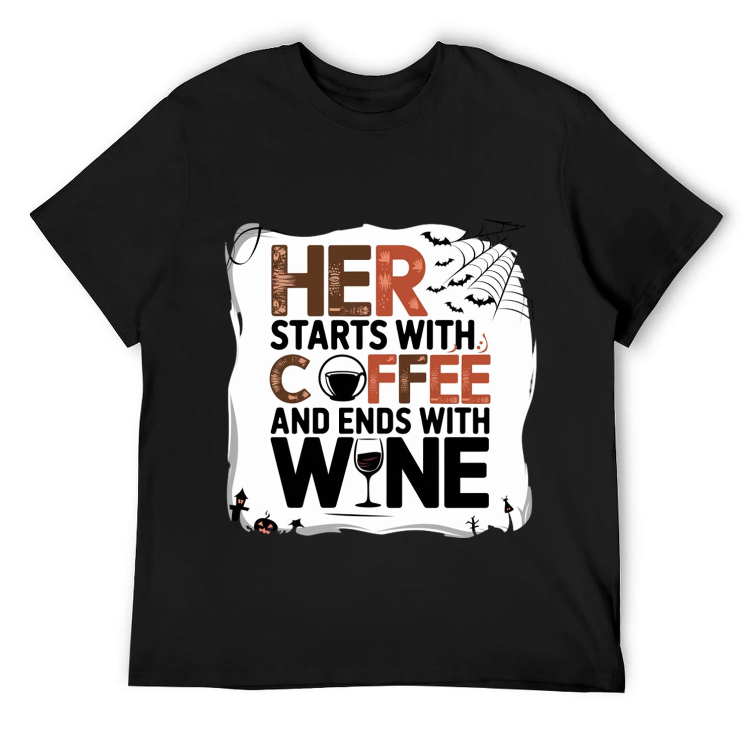 Fall Halloween Thanksgiving Christmas Her starts with C offee and ends